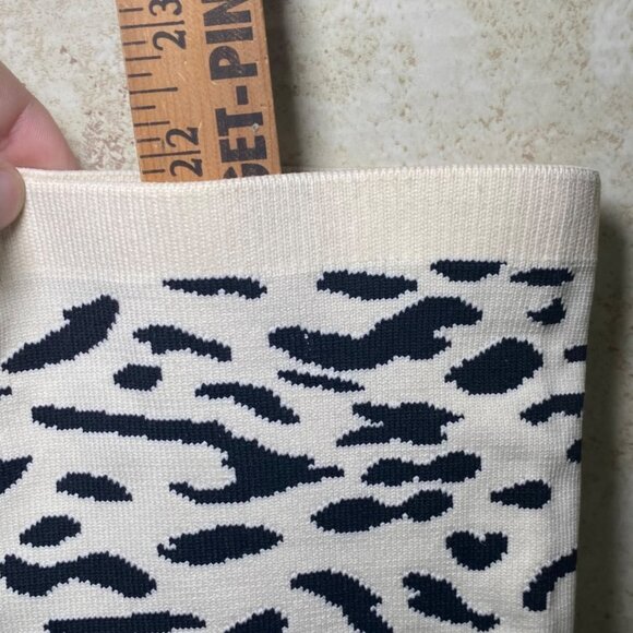 Leopard Print Over-The-Knee Thigh High Sock Sneakers With White Sole - Picture 3 of 6